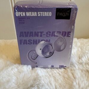 Purple Earbud Headphones